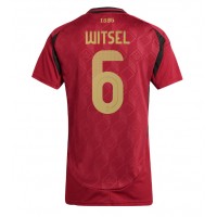 Echipament fotbal Belgia Axel Witsel #6 Tricou Acasa European 2024 pentru femei maneca scurta